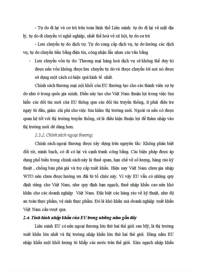 image for page Đặc điểm của thị trường EU