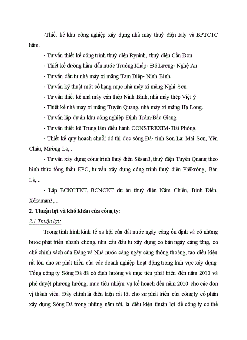 image for page Đánh giá chung về tình hình đầu tư của công ty cổ phần tư vấn xây dựng Sông Đà