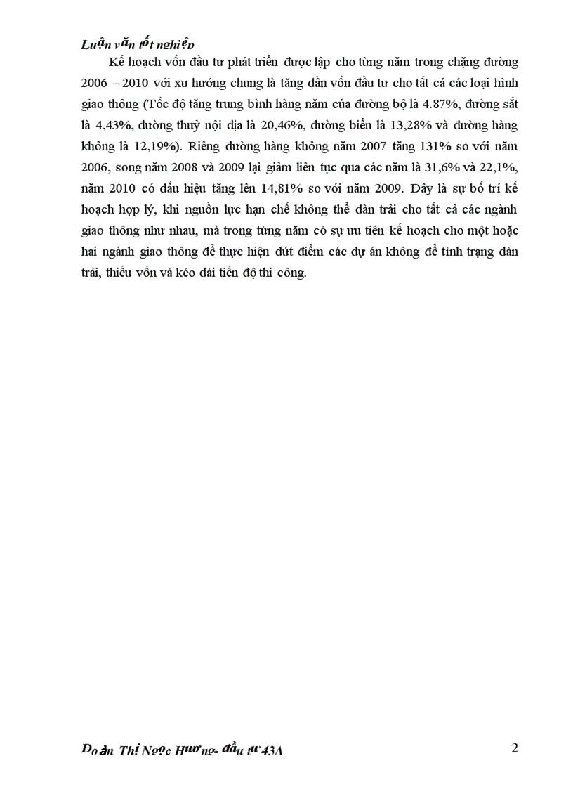 image for page Kế hoạch vốn đầu tư phát triển kết cấu hạ tầng giao thông vận tải giai đoạn 2005 2010