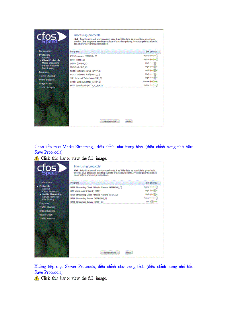 image for page Cách tăng tốc cFosSpeed 1 cách hiệu quả