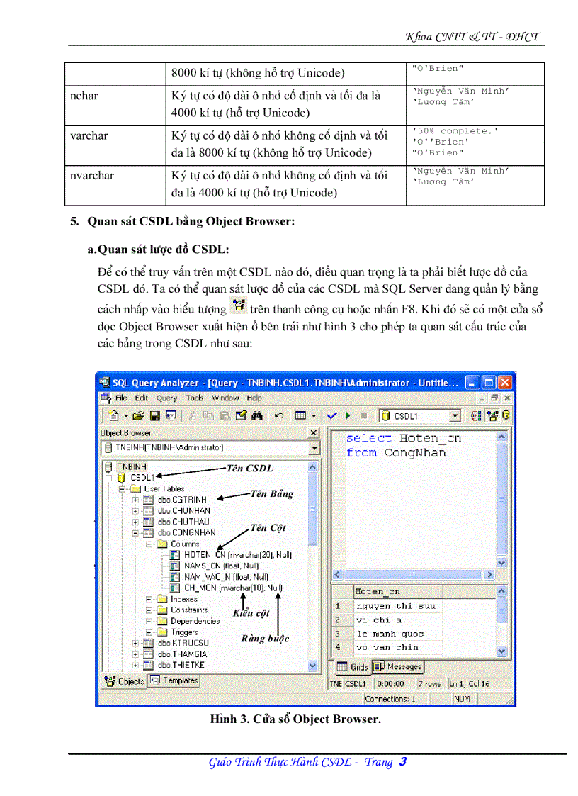 image for page Cơ bản về sql server 2000