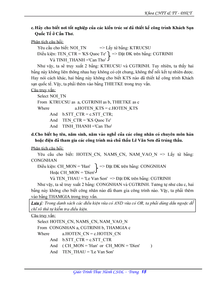 image for page Cơ bản về sql server 2000