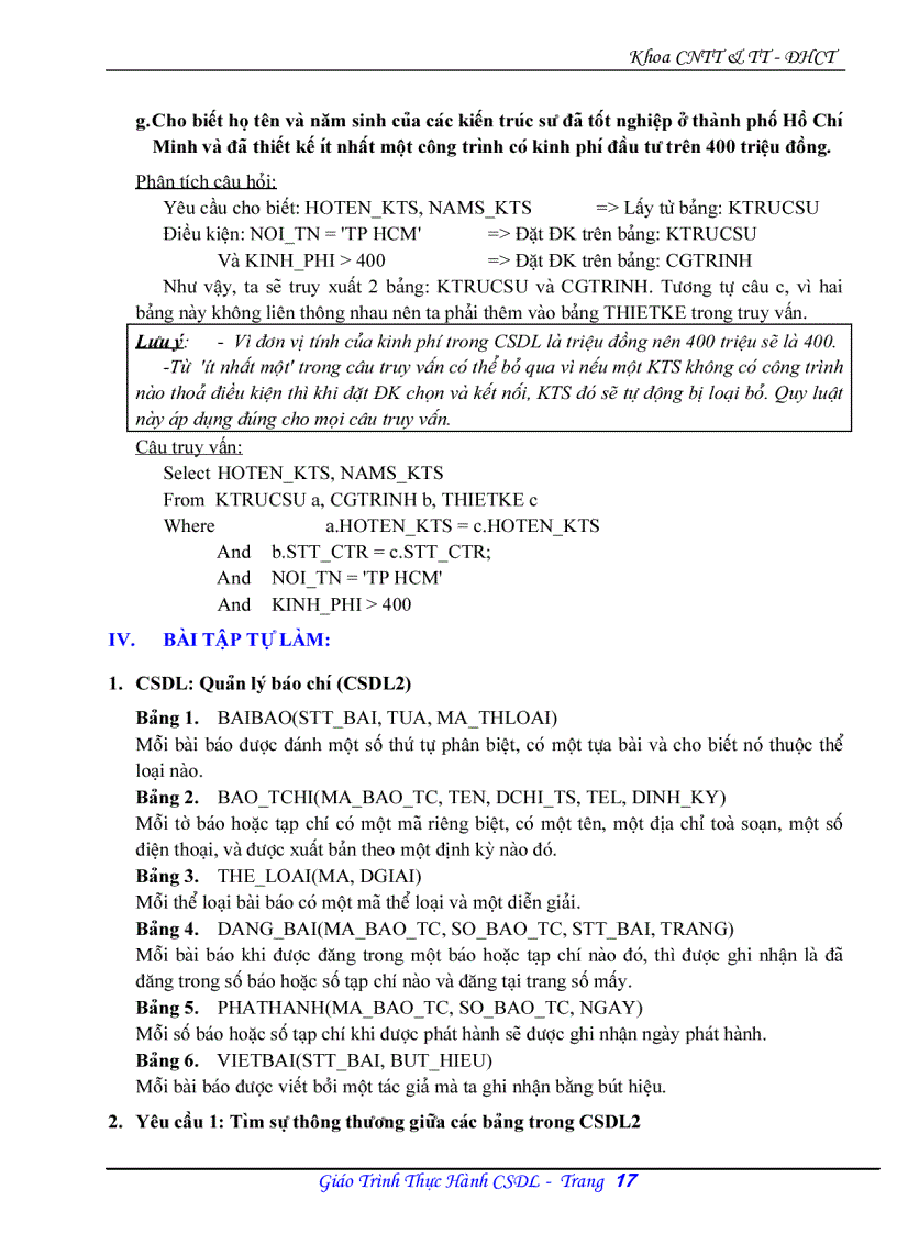 image for page Cơ bản về sql server 2000