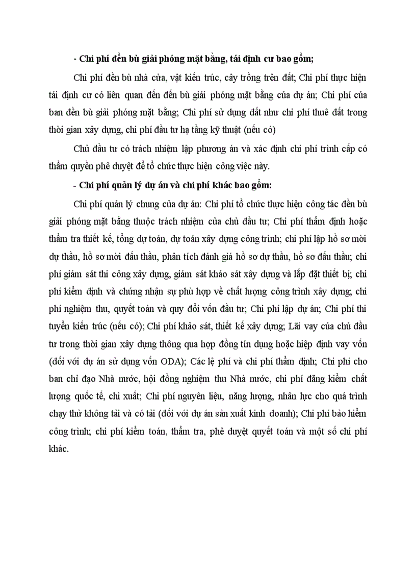 image for page Khái niệm và nội dung tổng mức đầu tư