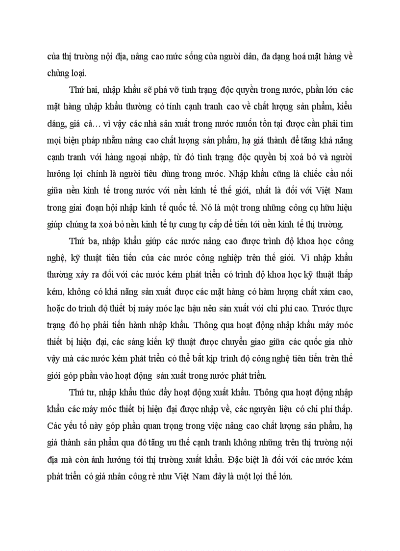 image for page Khái niệm vai trò của hoạt động nhập khẩu