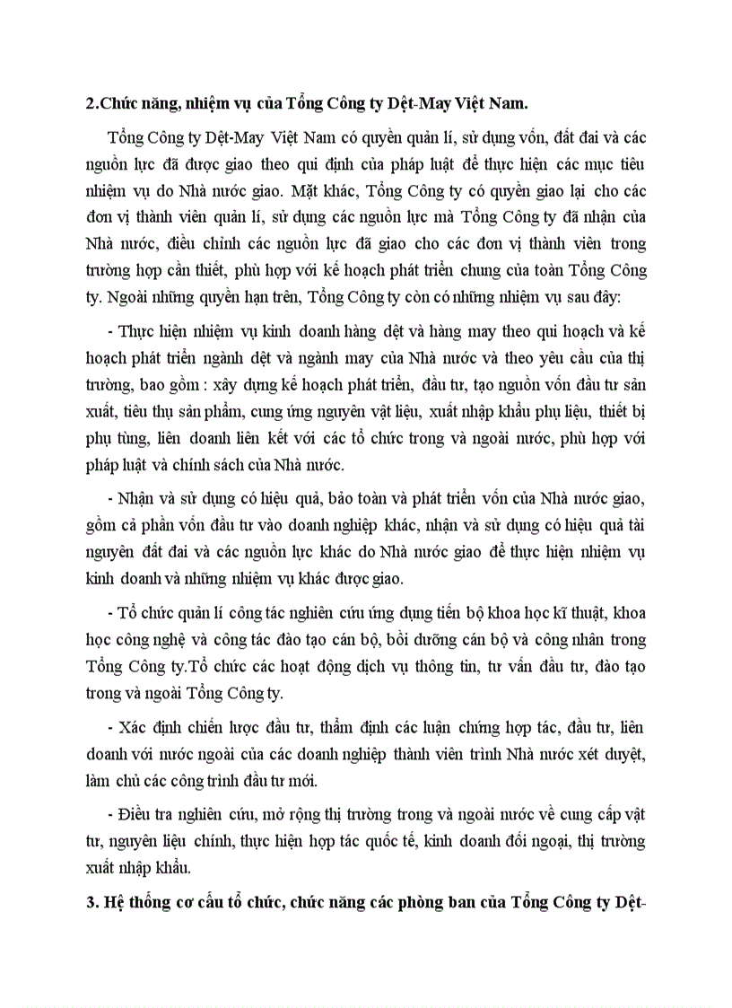 image for page Những nét khái quát về Tổng Công ty Dệt May Việt Nam