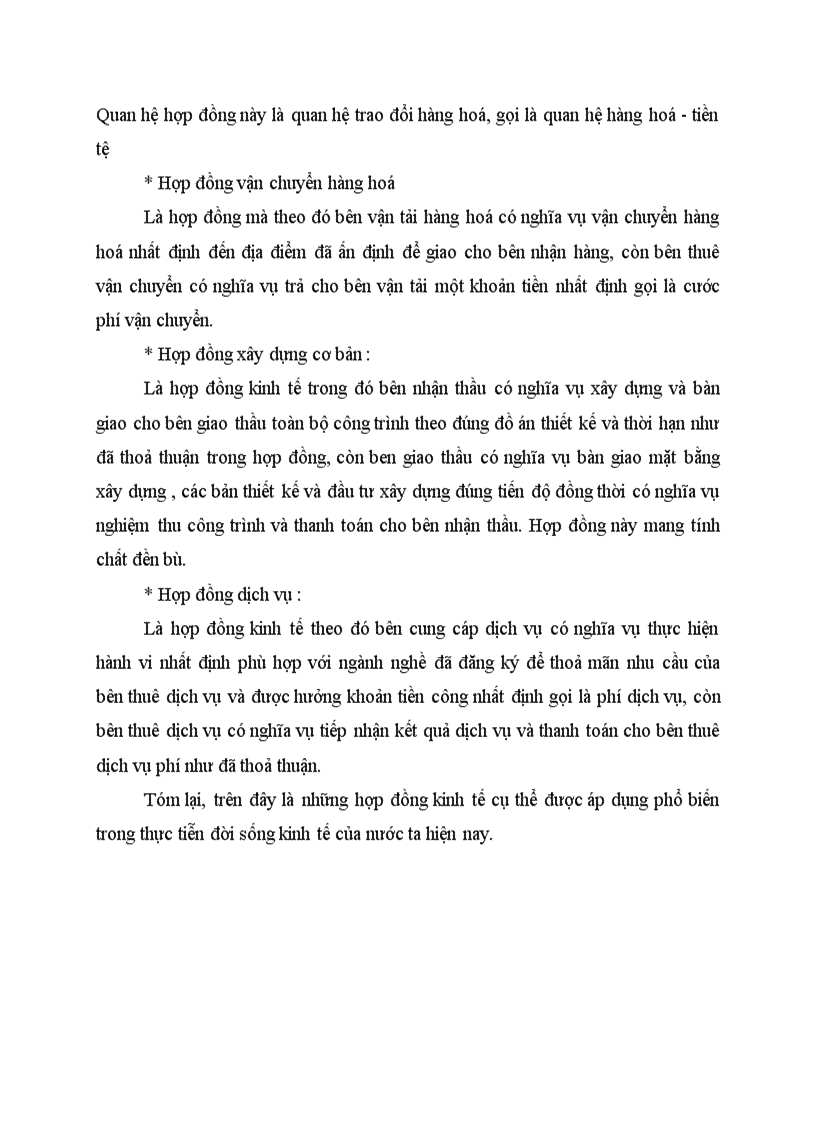 image for page Phân loại hợp đồng kinh tế