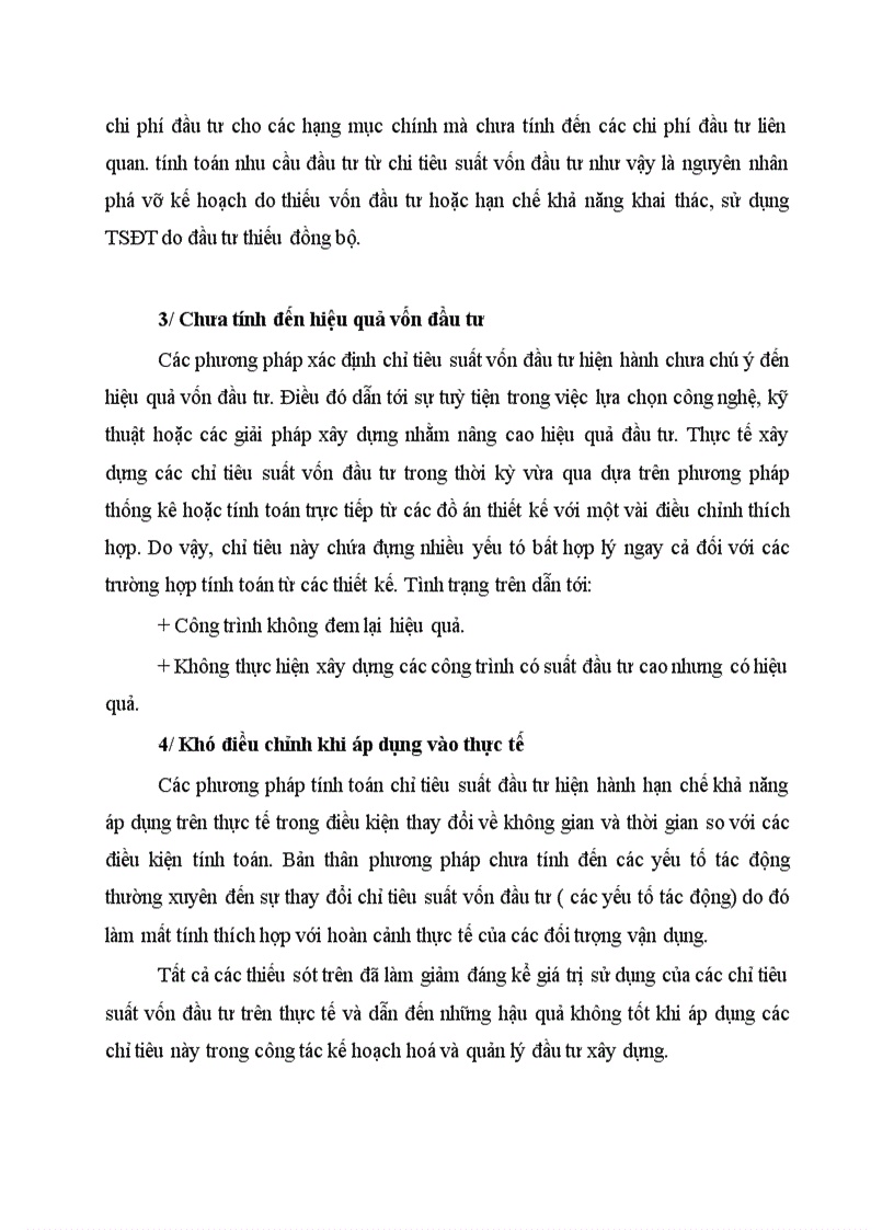 image for page Phân tích đánh giá phương pháp hiên đang sử dụng xác định chỉ tiêu suất vốn đầu tư xây dựng