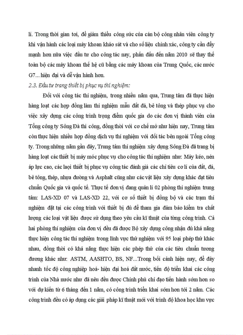 image for page Thực trạng đầu tư nâng cao năng lực hoạt động kinh doanh tư vấn ở công ty cổ phần tư vấn xây dựng Sông Đà