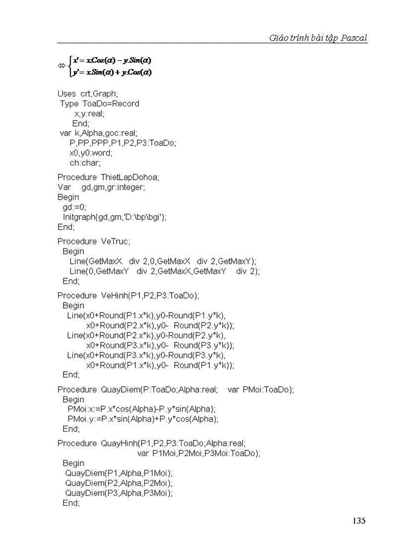 image for page Tài liệu ngôn ngữ lập trình Pascal