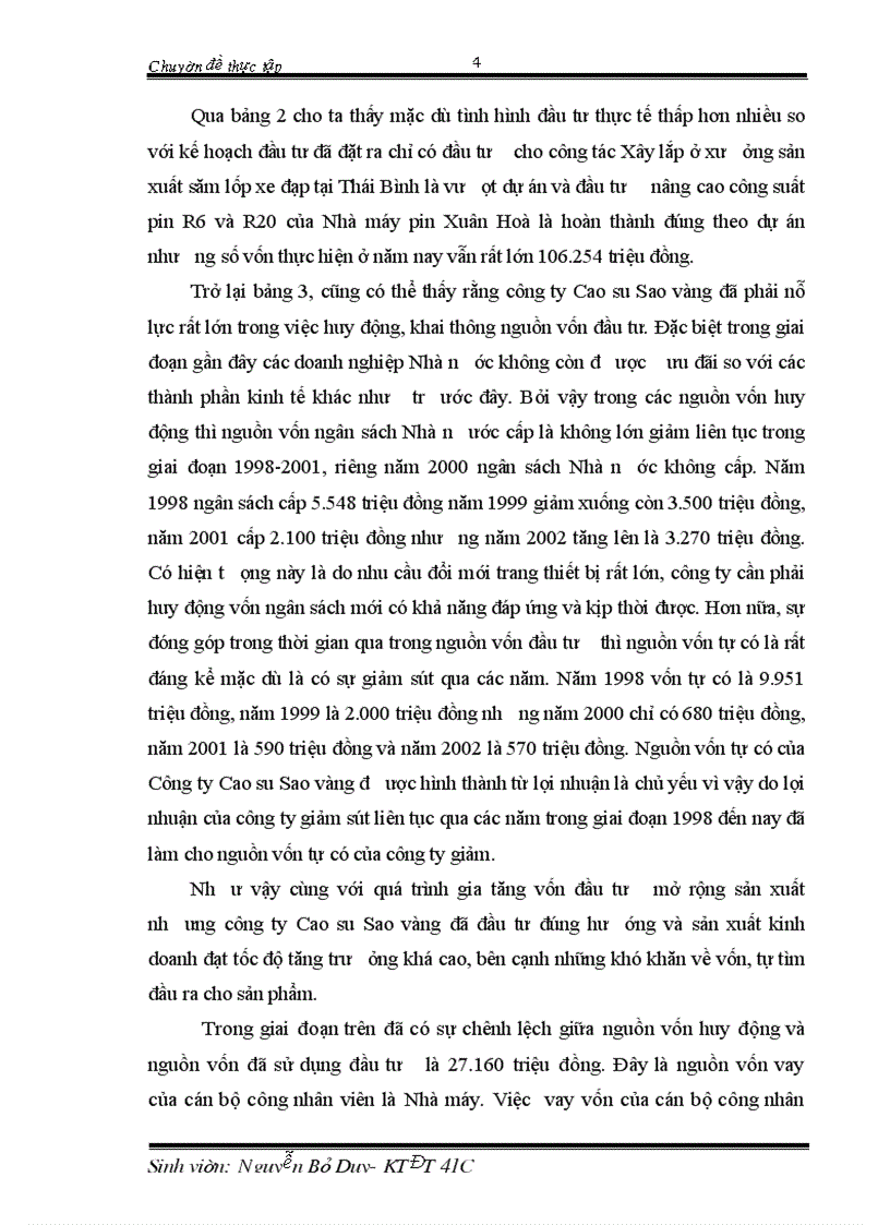 image for page Tình hình đầu tư tăng cường khả năng cạnh tranh của Công ty Cao su Sao vàng