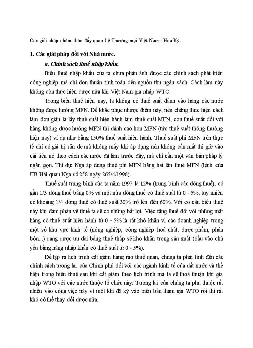 image for page Các giải pháp nhằm thúc đẩy quan hệ Thương mại Việt Nam Hoa Kỳ