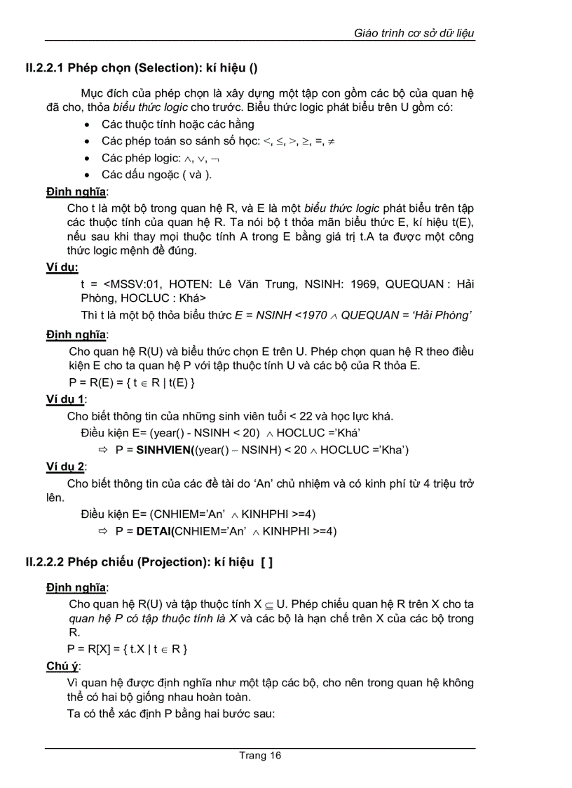 image for page Giáo trình cơ sở dữ liệu