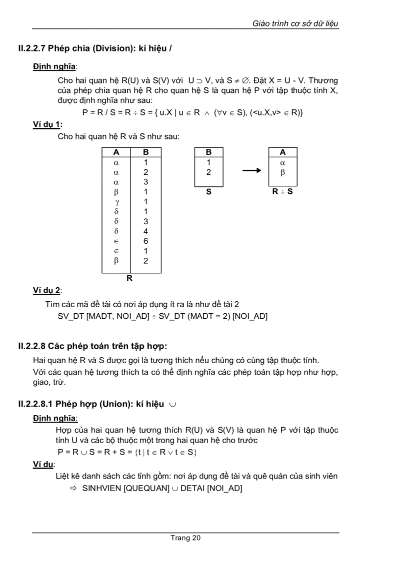 image for page Giáo trình cơ sở dữ liệu