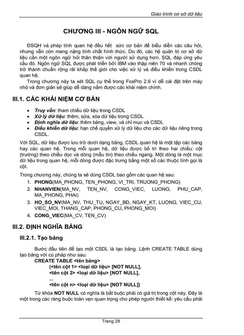 image for page Giáo trình cơ sở dữ liệu