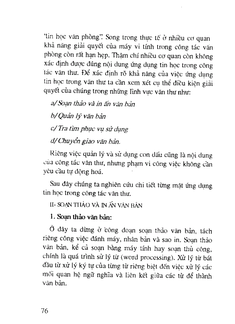 Tin học hóa công tác văn thư lưu trữ và thư viện part 4