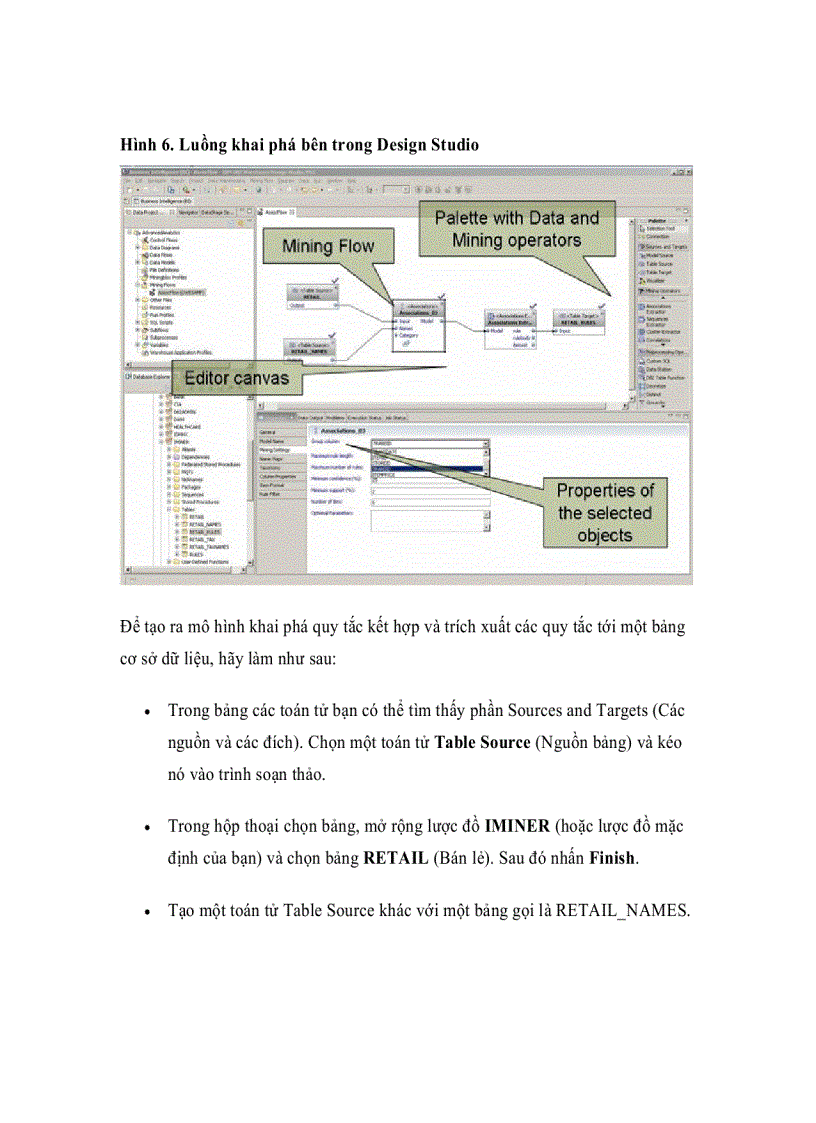 image for page Tích hợp khai phá dữ liệu trong InfoSphere Warehouse với việc tạo báo cáo Cognos của IBM Phần 3 Gọi khai phá động từ Cognos khi sử dụng một ví dụ phân tích giỏ thị trường