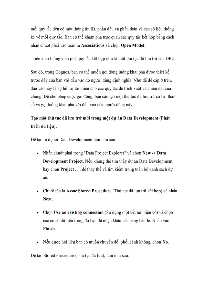 image for page Tích hợp khai phá dữ liệu trong InfoSphere Warehouse với việc tạo báo cáo Cognos của IBM Phần 3 Gọi khai phá động từ Cognos khi sử dụng một ví dụ phân tích giỏ thị trường