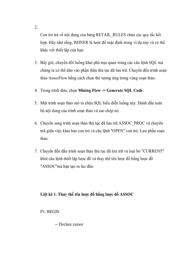 image for page Tích hợp khai phá dữ liệu trong InfoSphere Warehouse với việc tạo báo cáo Cognos của IBM Phần 3 Gọi khai phá động từ Cognos khi sử dụng một ví dụ phân tích giỏ thị trường