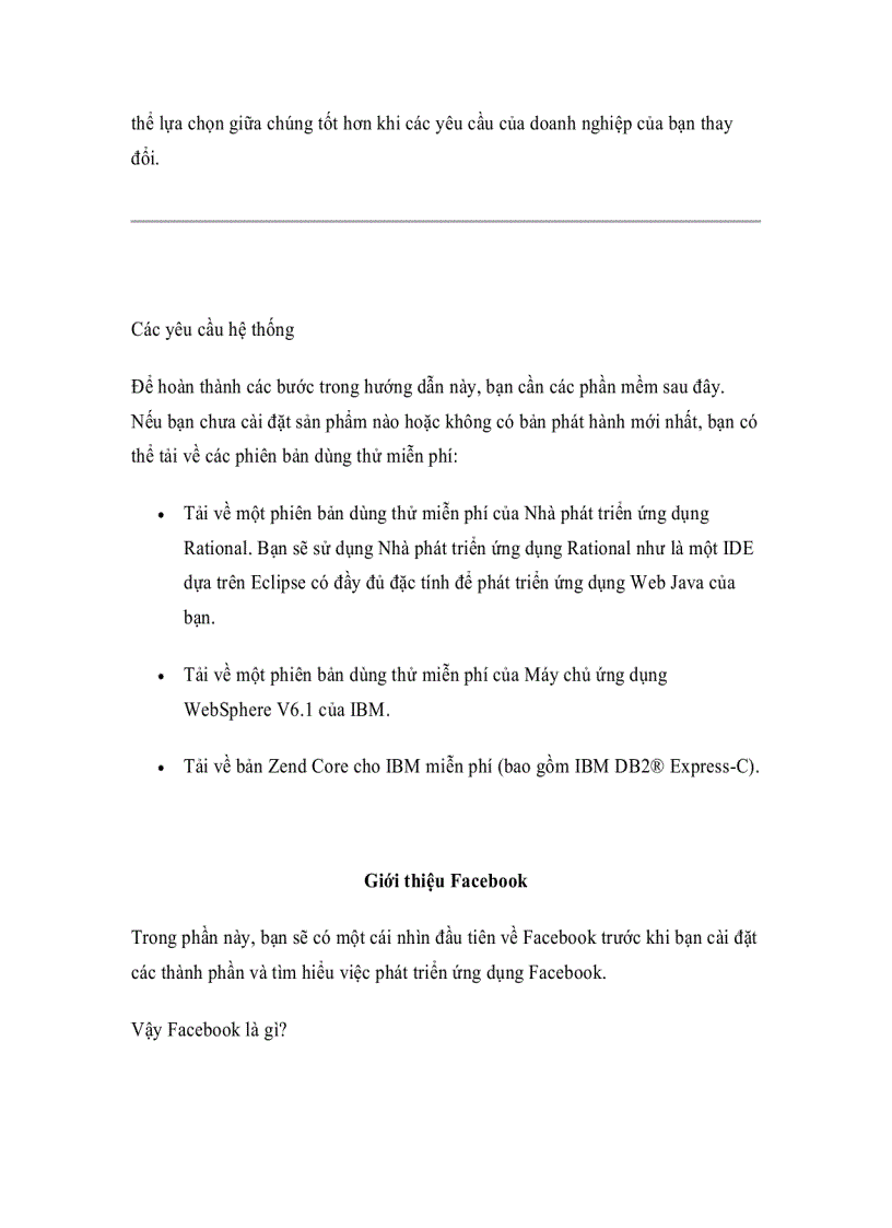 image for page Làm chủ việc phát triển ứng dụng Facebook bằng PHP IBM Rational Application Developer IBM WebSphere Application Server và DB2 Phần 1 Thiết lập các thành phần