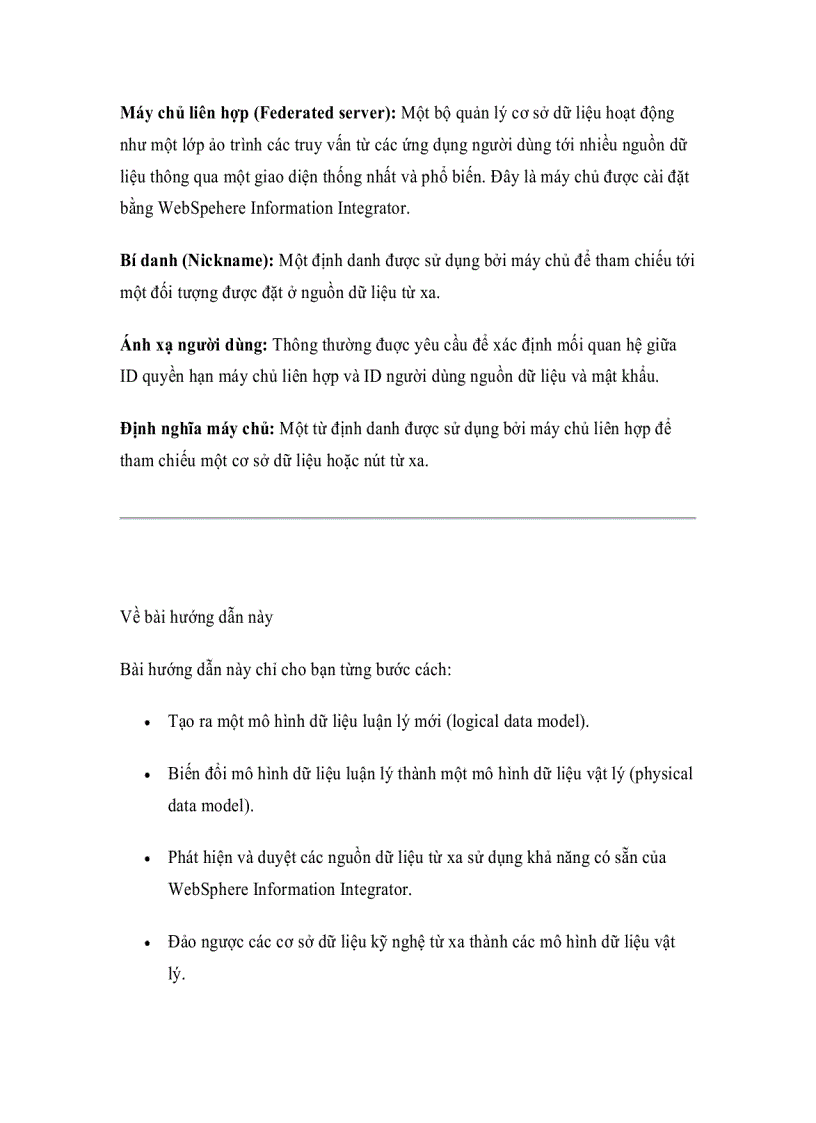 image for page Kĩ năng Rational Data Architect Phần 1 Truy cập và tích hợp siêu dữ liệu doanh nghiệp với Rational Data Architect