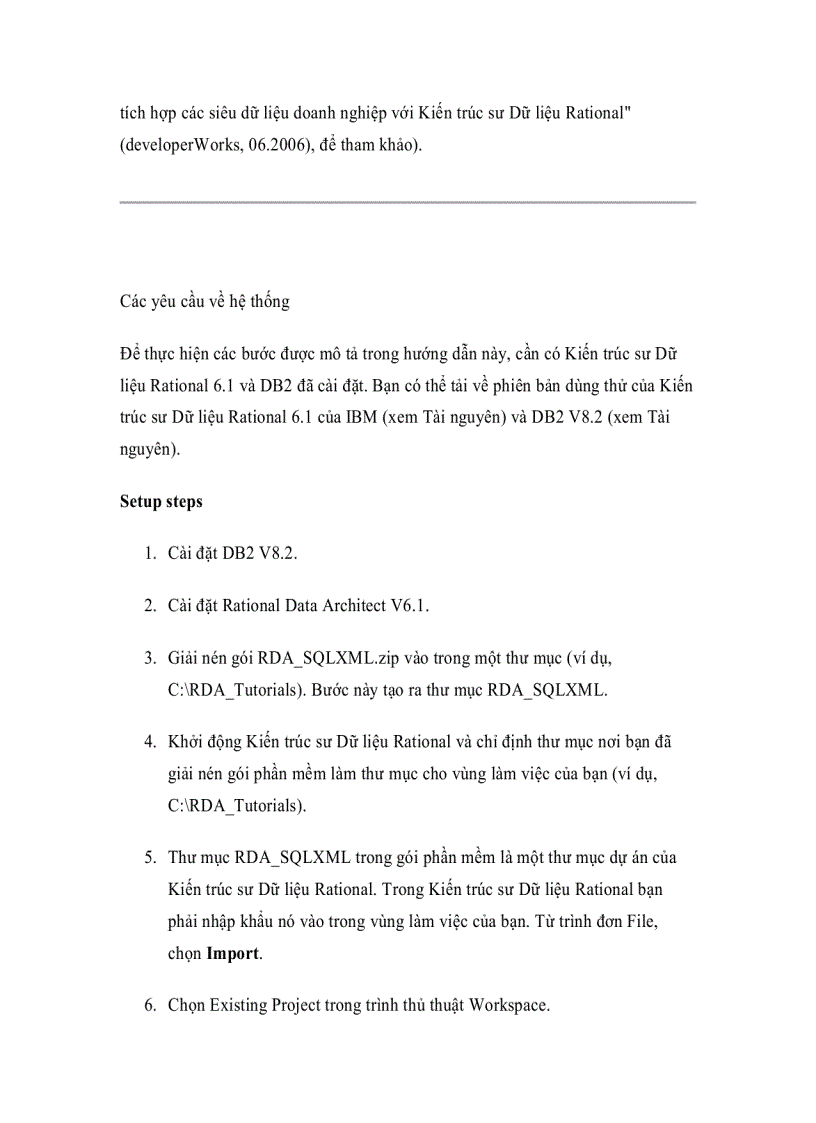image for page Các kỹ năng của Kiến trúc sư dữ liệu Rational Phần 2 Tạo các truy vấn SQL XML với Kiến trúc sư dữ liệu Rational