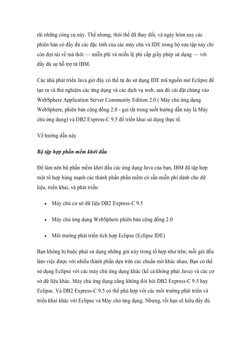 image for page Khởi đầu các ứng dụng Java của bạn Phần 1 Phần mềm miễn phí phát triển nhanh chóng