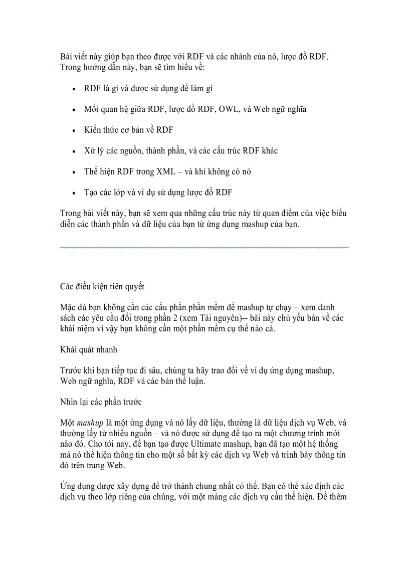 image for page Ultimate mashup Các dịch vụ Web và Web ngữ nghĩa semantic Web Phần 3 Hiểu về RDF và ngôn ngữ lược đồ RDF