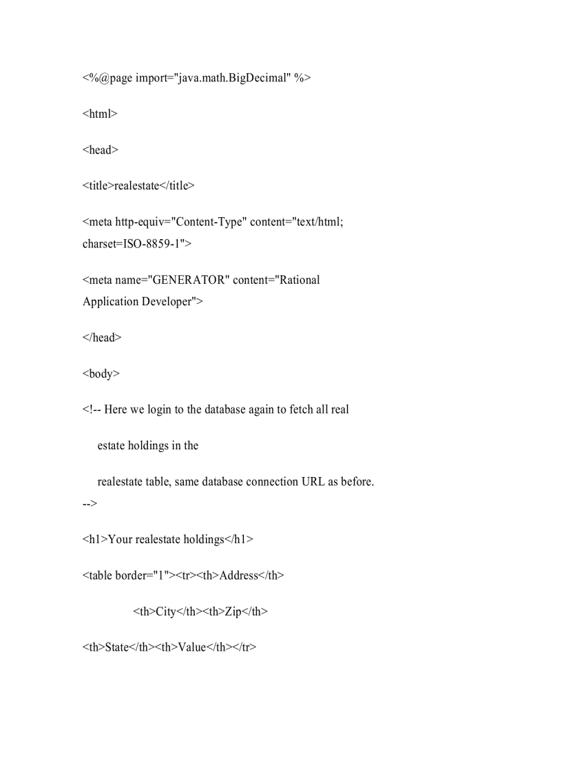 image for page Tạo JSP để sử dụng các lớp pureQuery mới dùng Rational Application Developer