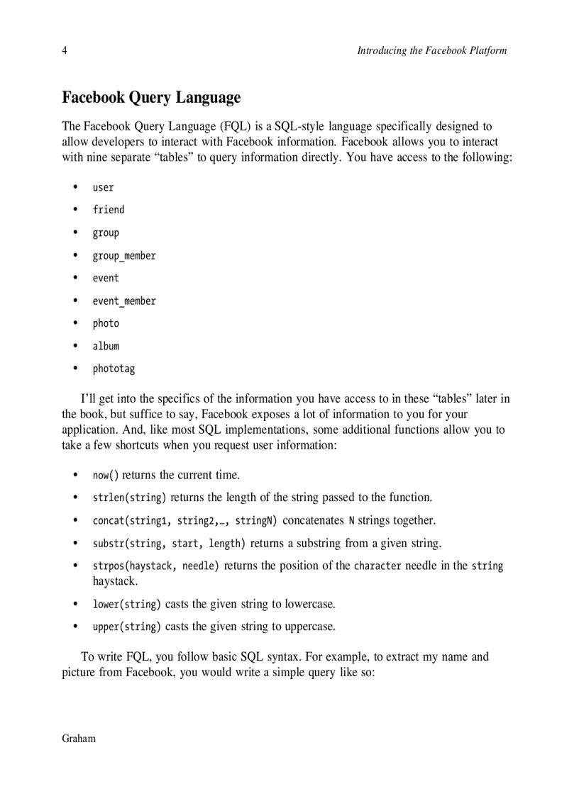 image for page Facebook API Developers Guide