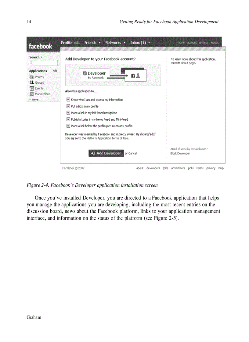 image for page Facebook API Developers Guide