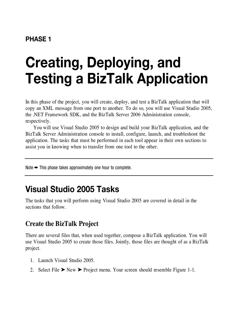image for page First Steps Developing BizTalk Applications