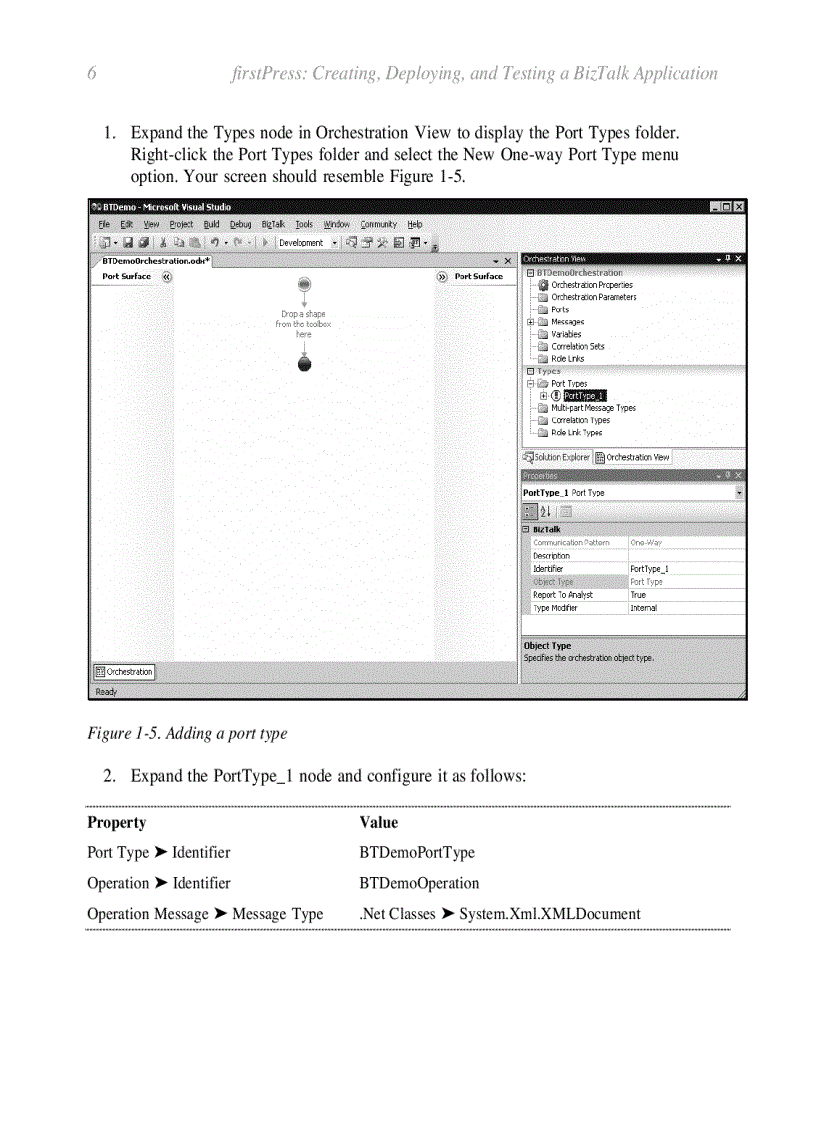 image for page First Steps Developing BizTalk Applications