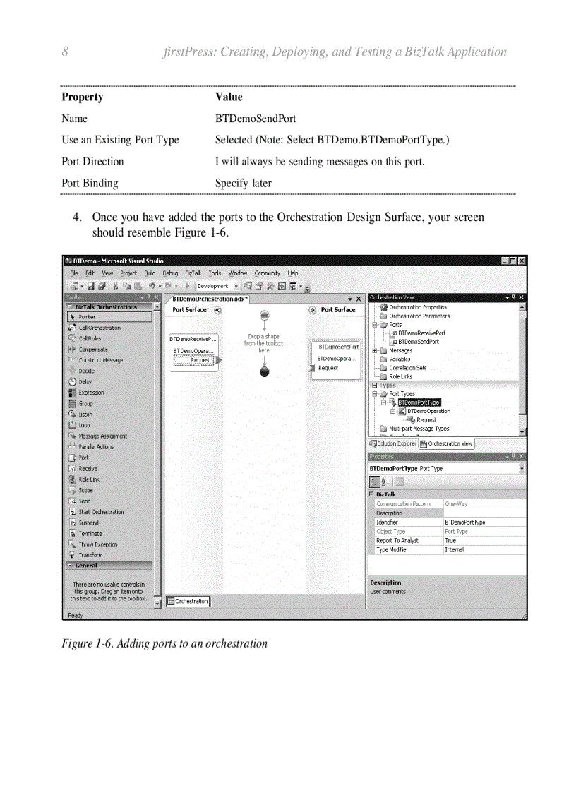 image for page First Steps Developing BizTalk Applications