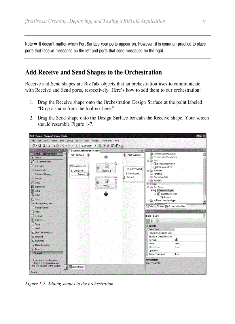 image for page First Steps Developing BizTalk Applications