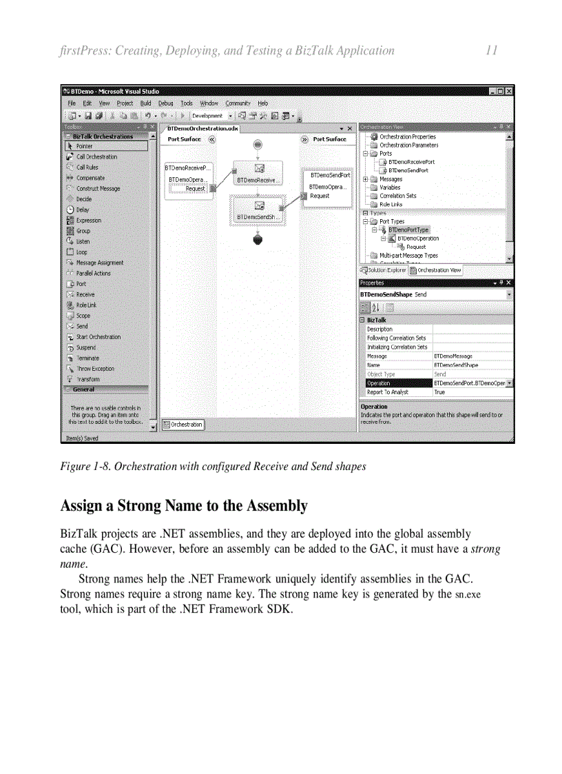 image for page First Steps Developing BizTalk Applications