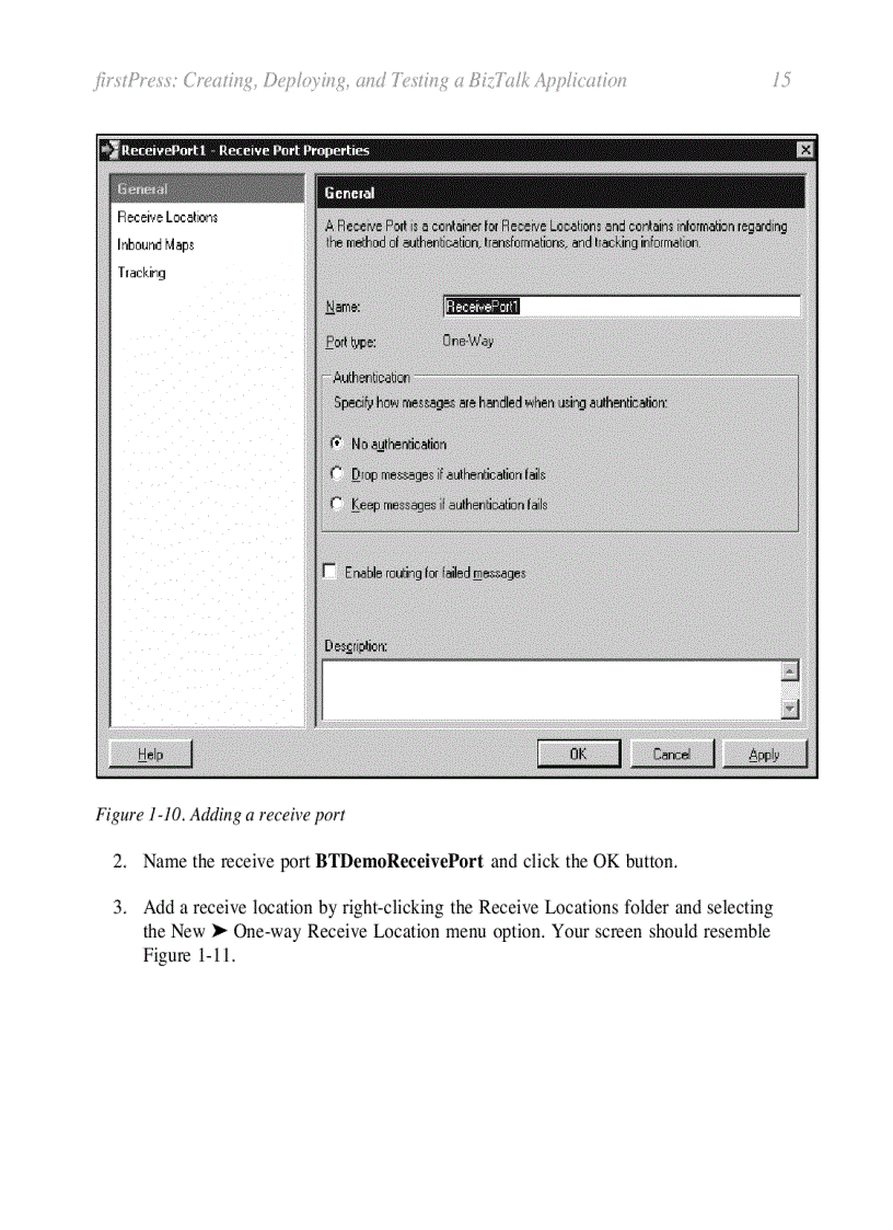 image for page First Steps Developing BizTalk Applications