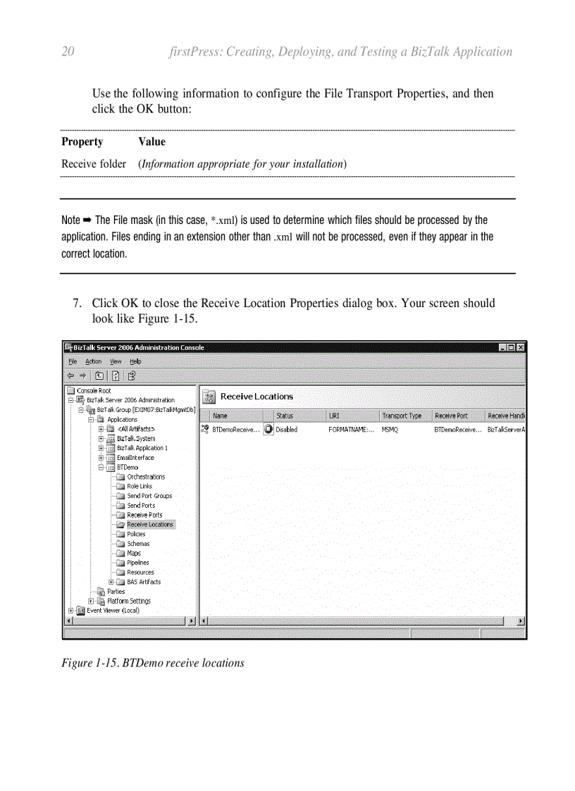 image for page First Steps Developing BizTalk Applications