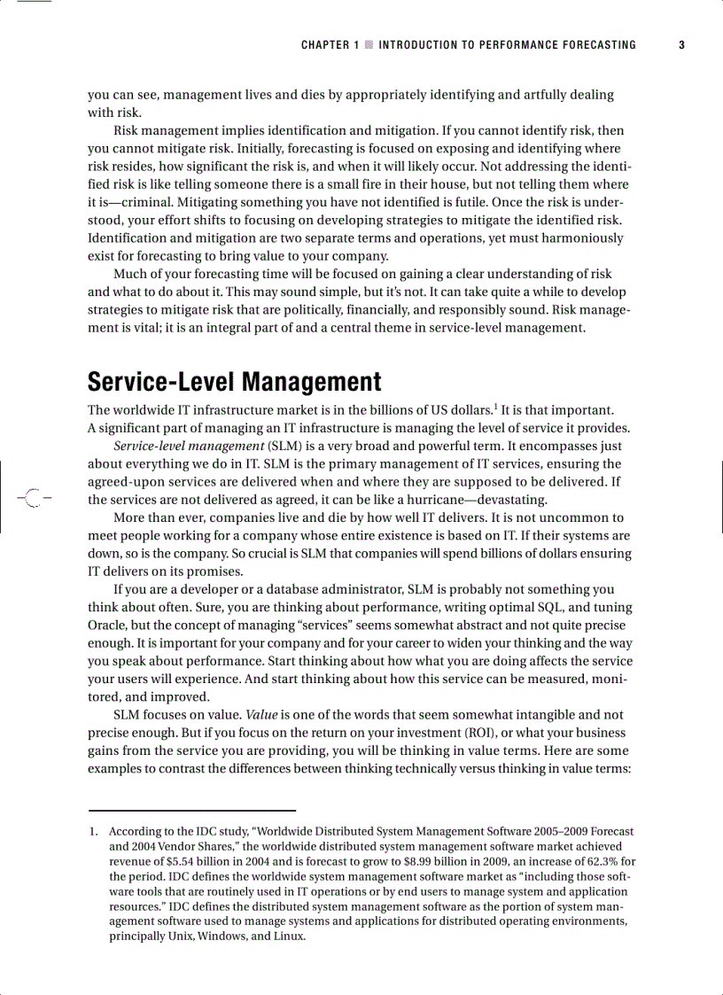 image for page Forecasting Oracle Performance