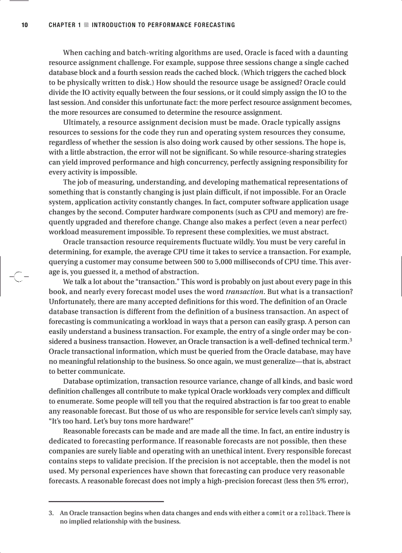 image for page Forecasting Oracle Performance