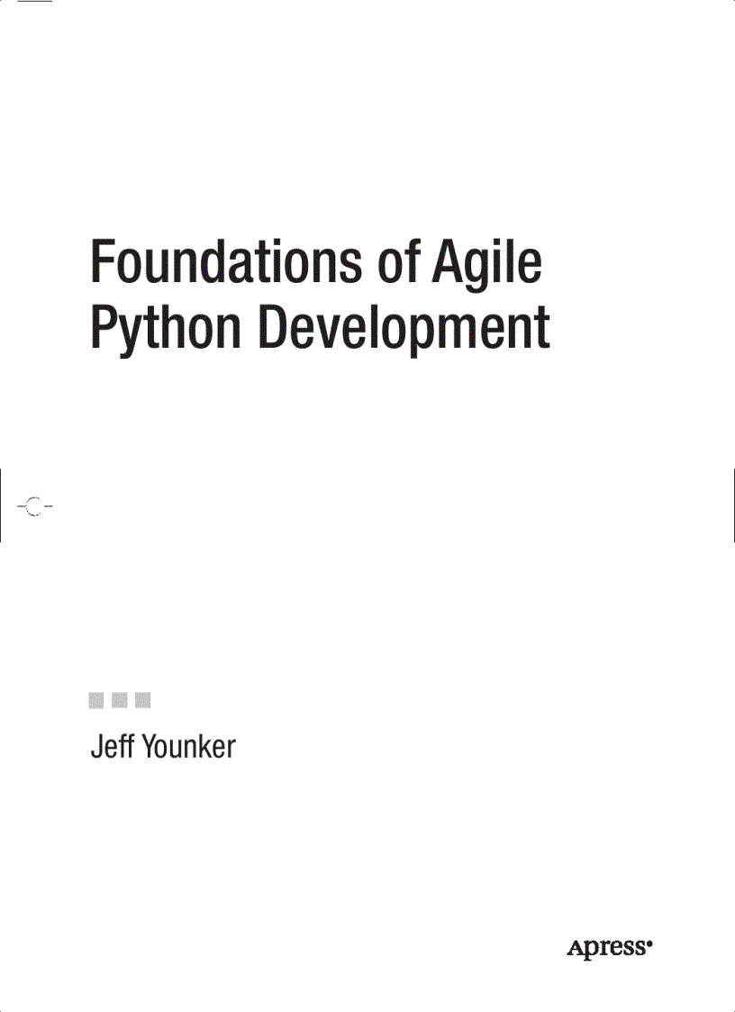 image for page Foundations of Agile Python Development