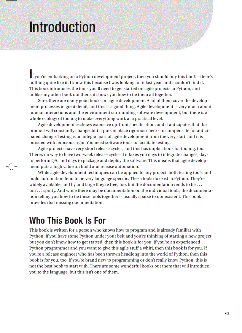 image for page Foundations of Agile Python Development