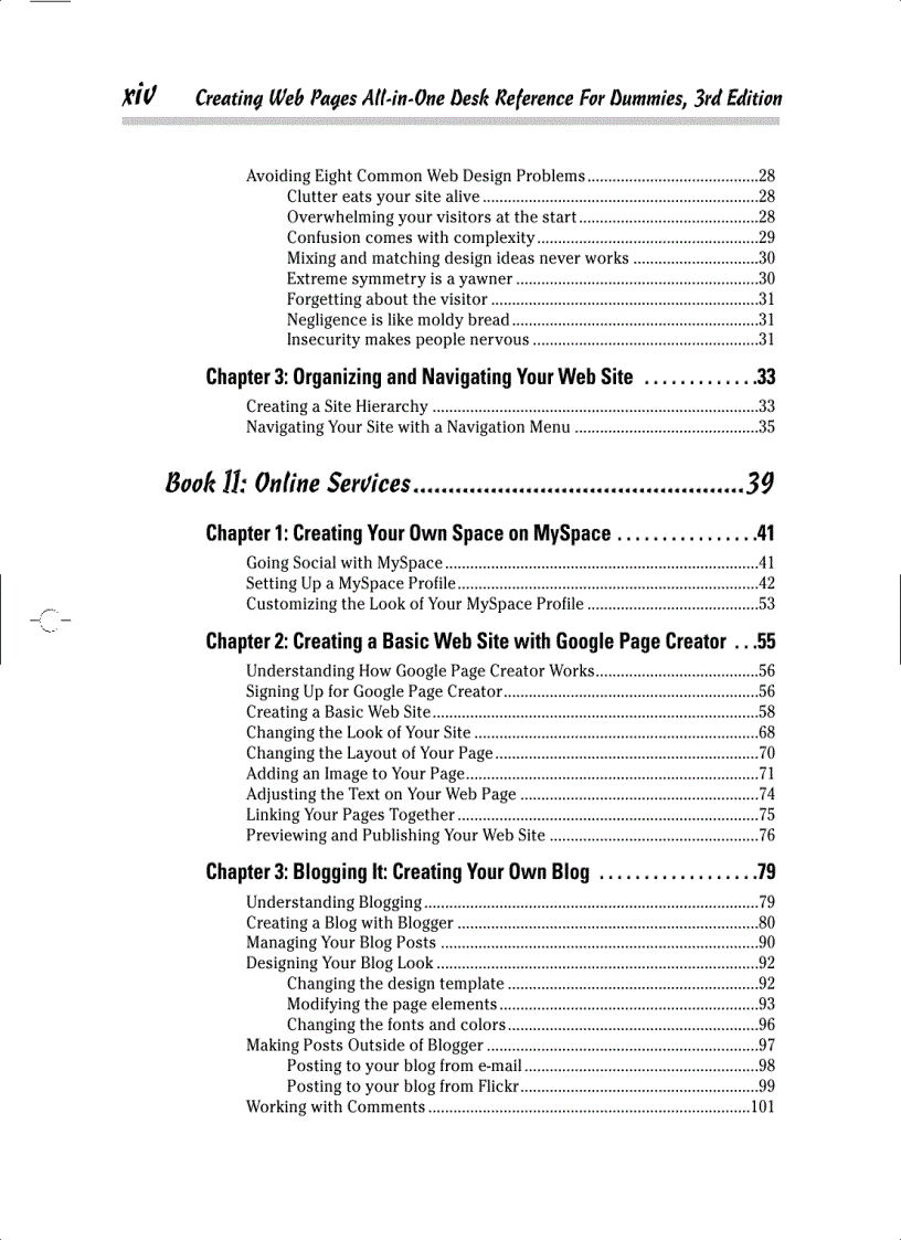 image for page Creating Web Pages All in One Desk Reference For Dummies