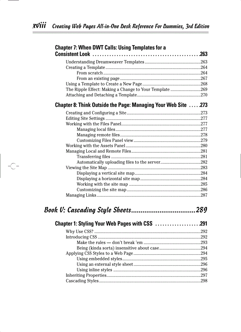 image for page Creating Web Pages All in One Desk Reference For Dummies