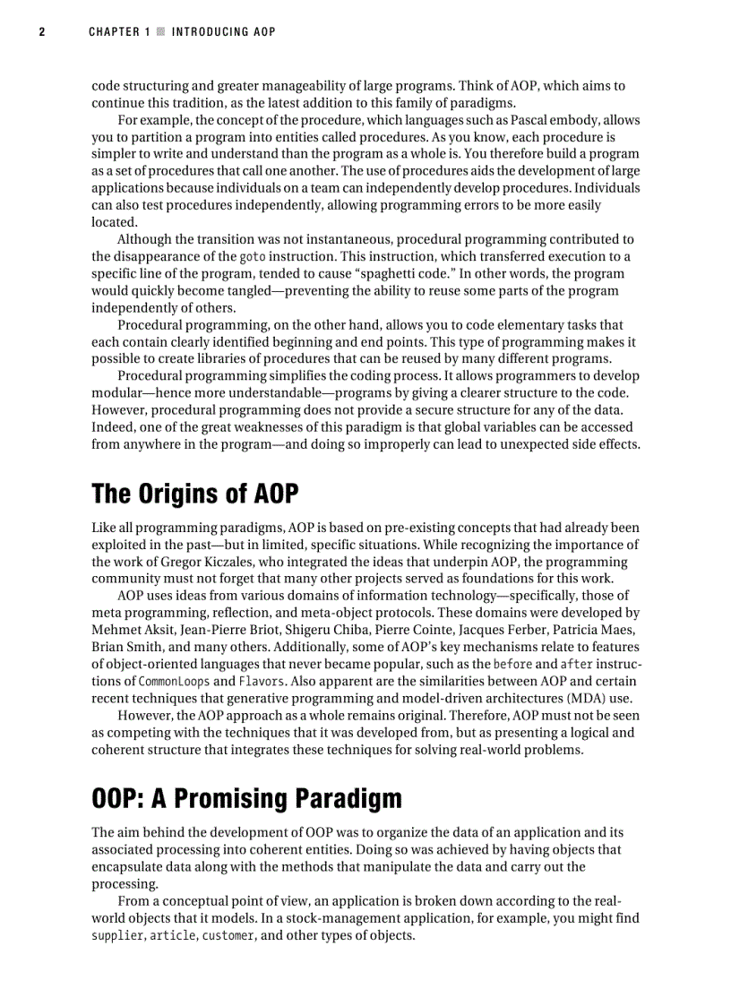 image for page Foundations of AOP for J2EE Development Renaud Pawlak