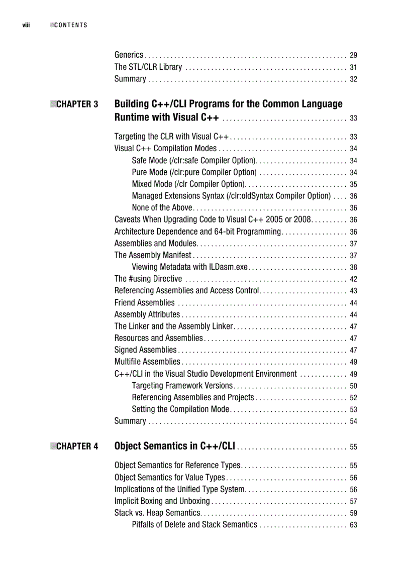 image for page Foundations of C CLI The Visual C Language for NET 3 5