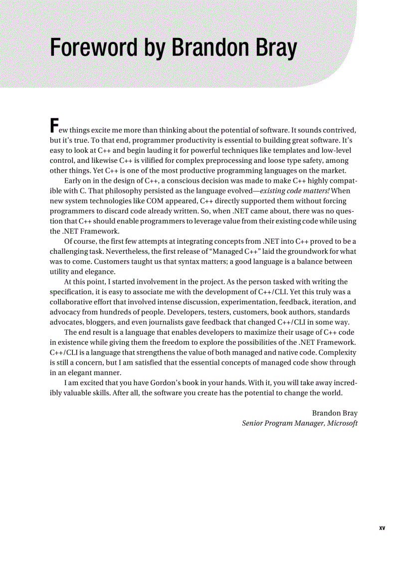 image for page Foundations of C CLI The Visual C Language for NET 3 5