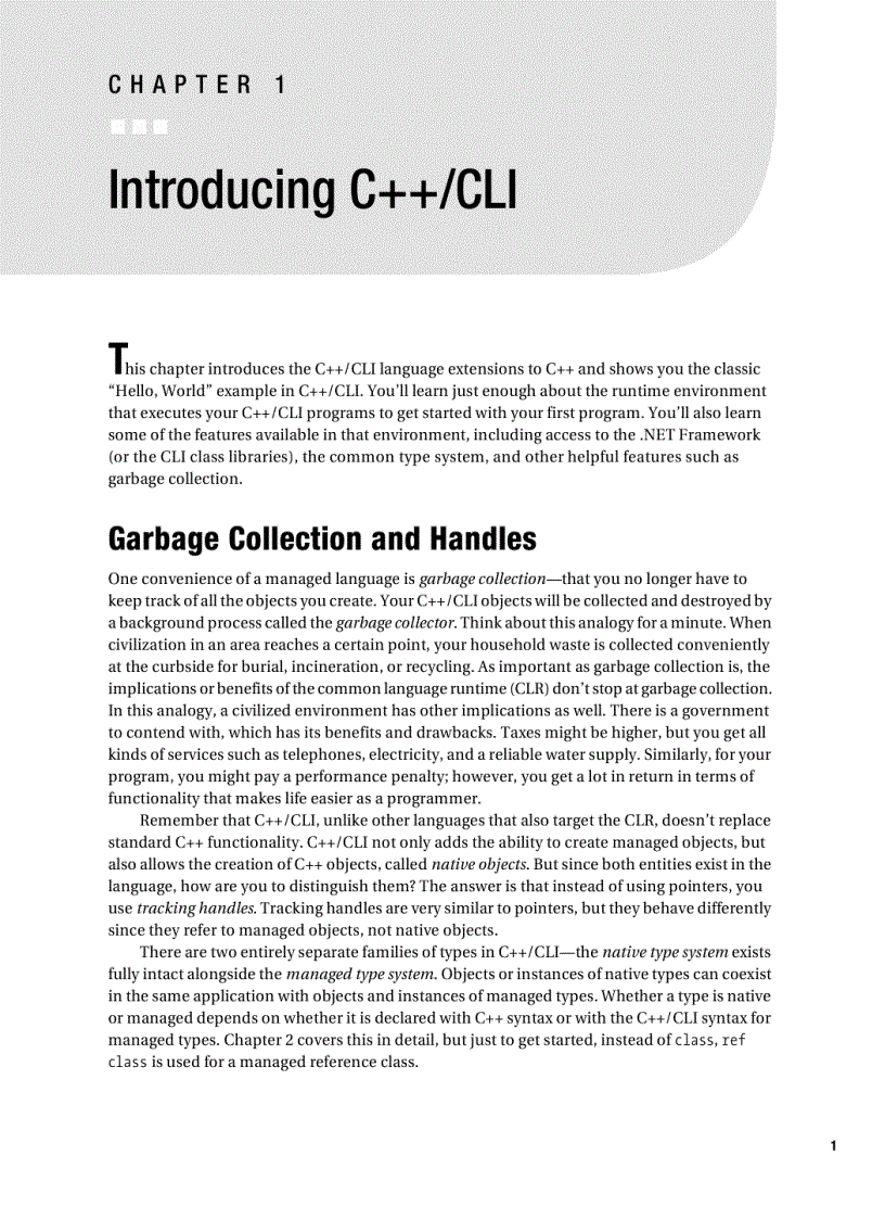 image for page Foundations of C CLI The Visual C Language for NET 3 5