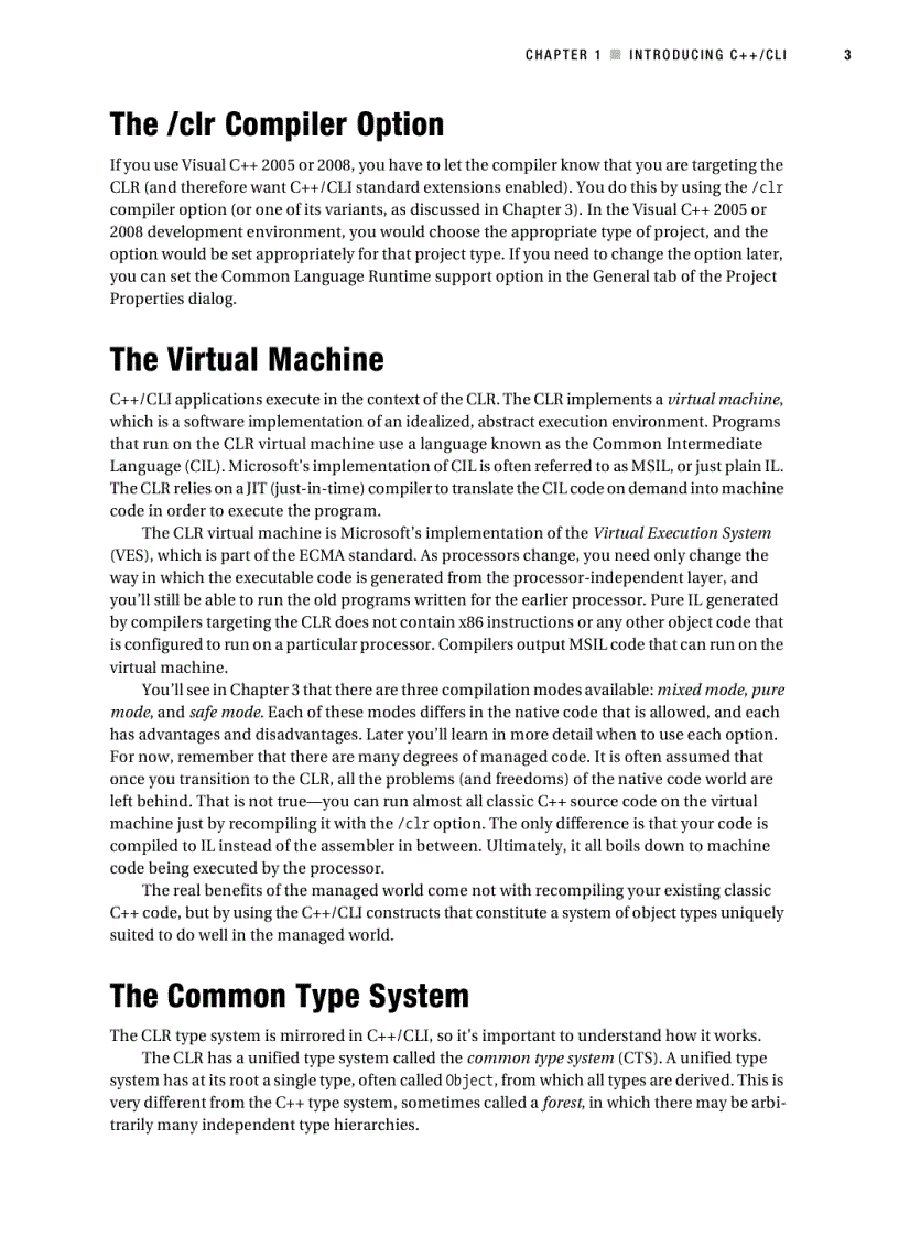 image for page Foundations of C CLI The Visual C Language for NET 3 5