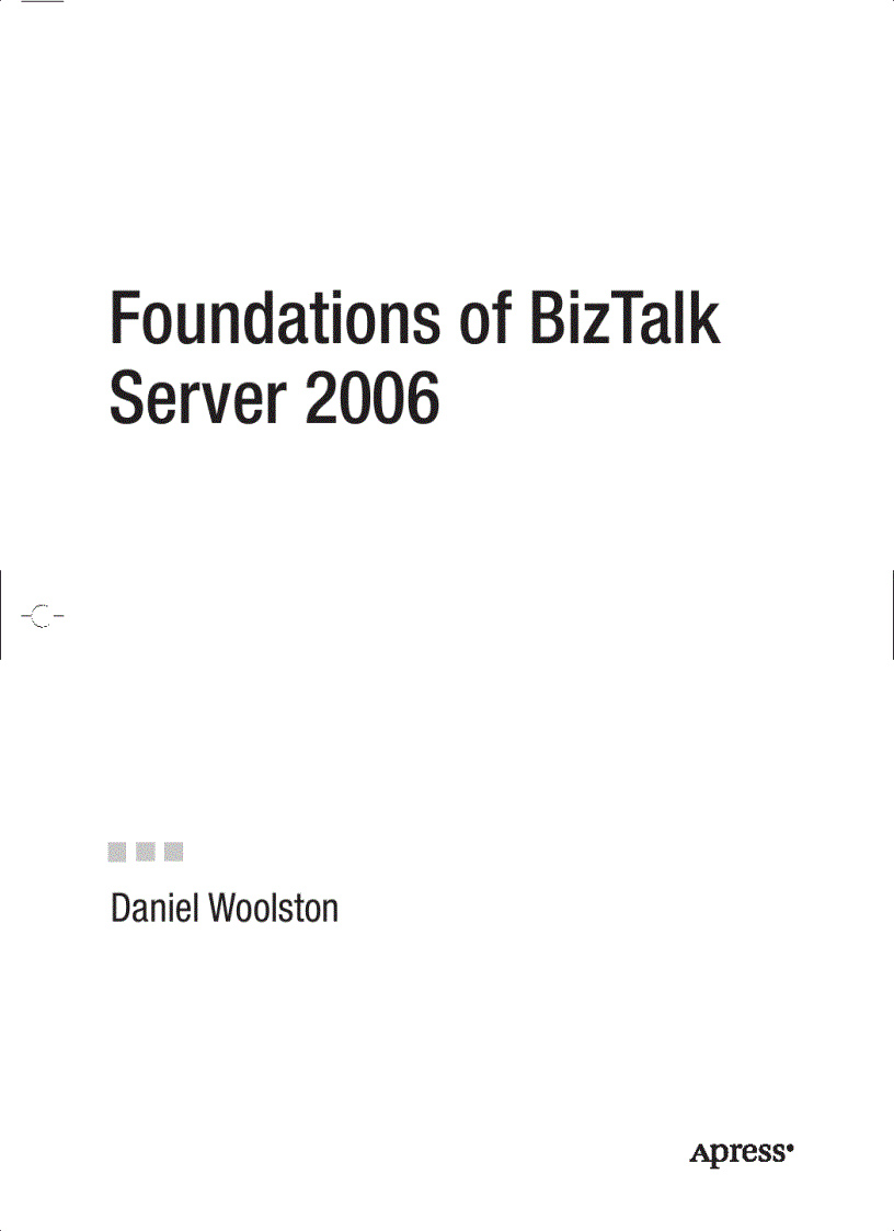 image for page Foundations of BizTalk Server 2006